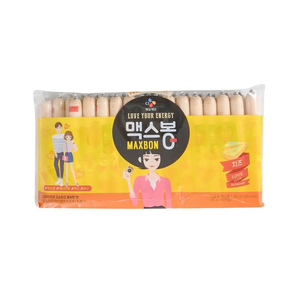 트레이더스 씨제이 맥스봉 치즈 1050g (35g X 30입)