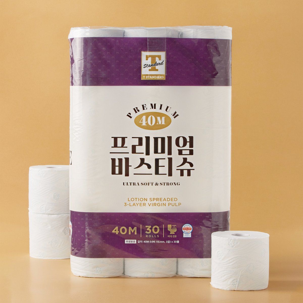 트레이더스 티스탠다드 프리미엄 바스티슈40m x 30롤