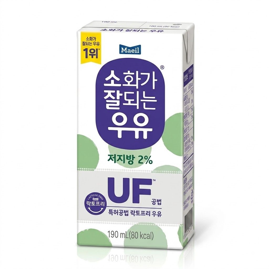 매일 소화가 잘되는 우유 저지방 190ml 24팩