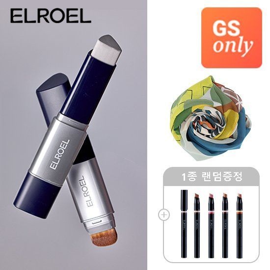 조은하우스 [스카프set] 엘로엘 블랑스틱 선크림&파운데이션 올인원 스틱 네이비 2개 + 증정프리미엄 스카프&섀도