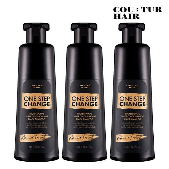 꾸띄르헤어 시즌2 프로페셔널 수퍼 컬러체인지 염색 샴푸 360ml x3개