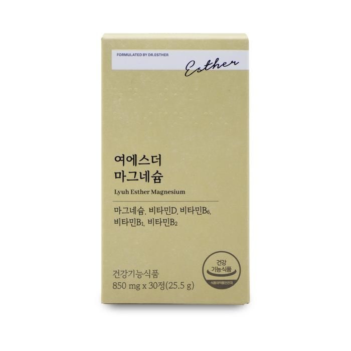 [오늘출발] [에스더포뮬러] 에스더포뮬러 여에스더 마그네슘 850mg x 30정 X 1박스 I SH