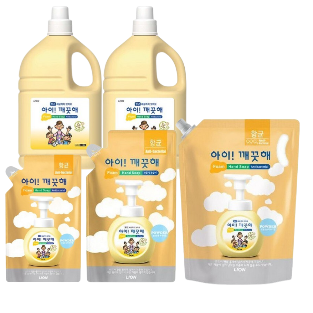 아이깨끗해 리필 대용량 순 1.8L 2개 4.5L 손세정제 핸드워시 핸드솝 (순 리필 1.8L 2개)