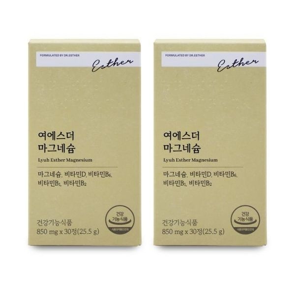 [에스더포뮬러] 에스더포뮬러 여에스더 마그네슘 850mg x 30정 ...