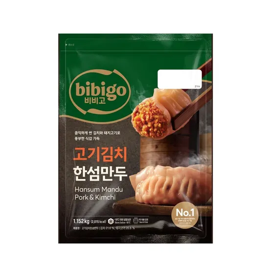 트레이더스 냉동 비비고 고기김치 한섬만두 1.152kg