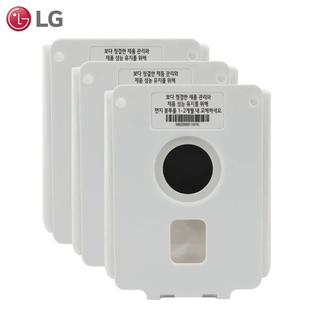 UnKnown LG정품 A9A9S 코드제로 먼지봉투 3개 올인원타워 청소기 AU9982CD AU9982GD AU9982WD408328