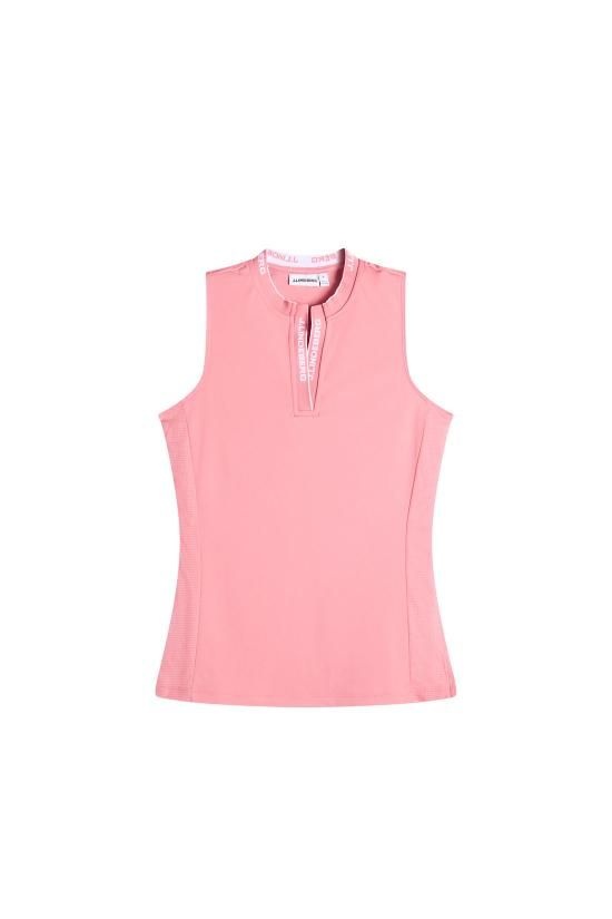 제이린드버그 26SS 제이린드버그 LEYA 슬리브리스 탑 GWJT17069S226 FLAMINGO PLUME DOM