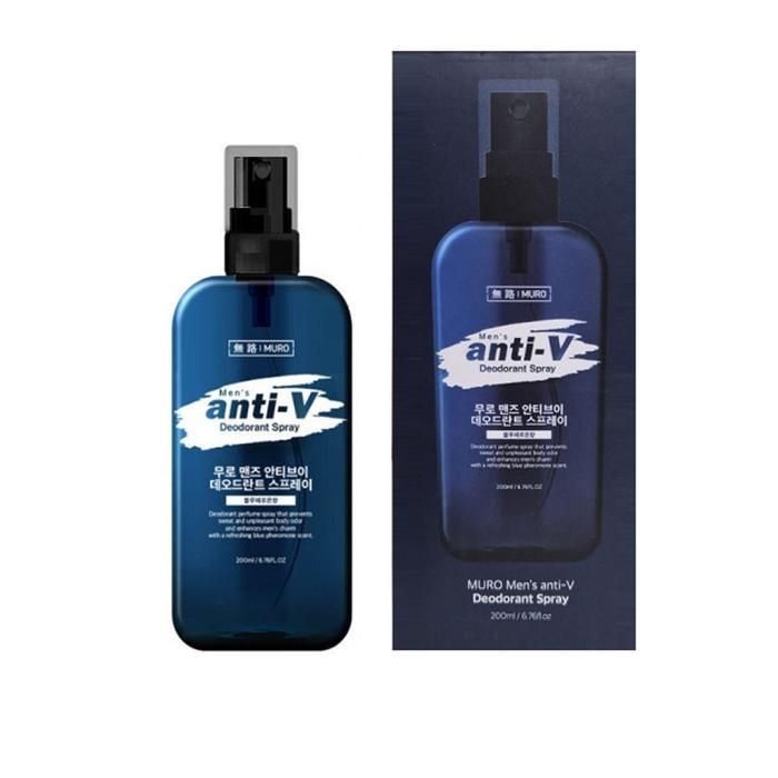 [오늘출발] 무로  맨즈 안티브이  스프레이 블루페로몬향 200ml 1개