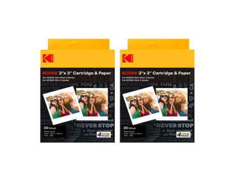 코닥 3인치 카트리지 인화지 60매 C300R P300R MS300 M300 미니3 미니샷3 전용 포토프린터 722060