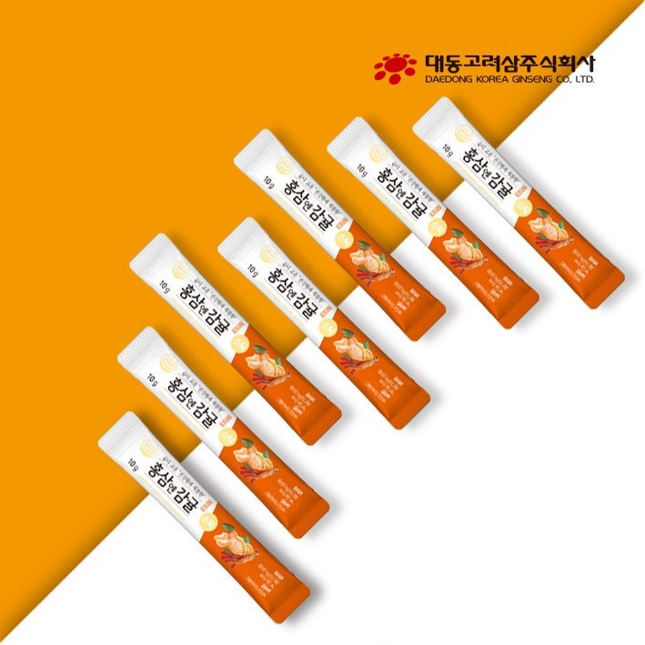 대동고려삼 [본사직영] 대동고려삼 홍삼스틱 100포 홍삼엔 감귤스틱 10g x 100포 (100일분)