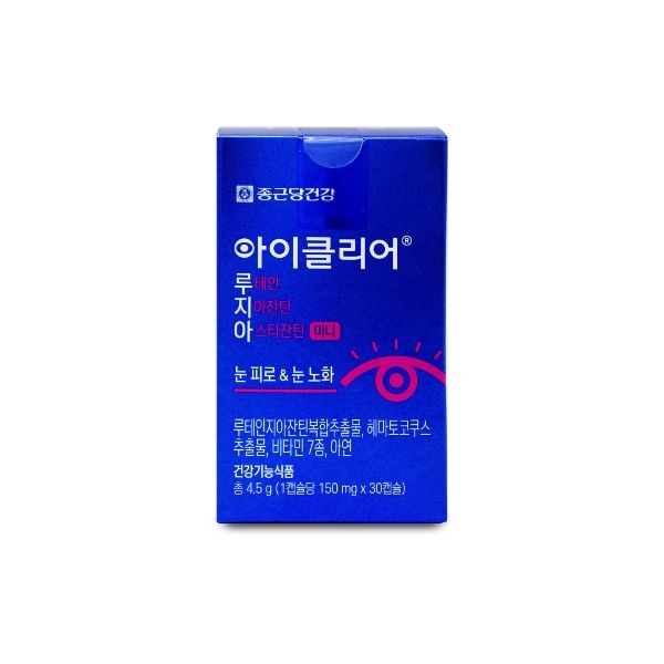 종근당건강 아이클리어 루테인 지아잔틴 아스타잔틴 미니 30캡슐 X 1...