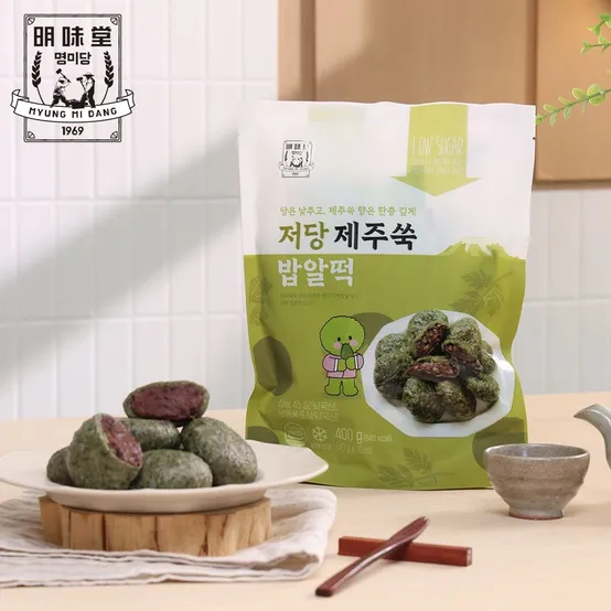 명미당 저당 제주쑥밥알떡 30개