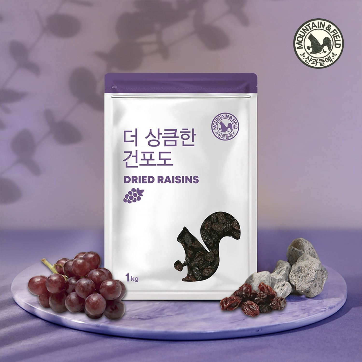 [롯데백화점] 산과들에 건포도1kg x2봉 (총 2kg) 건과일
