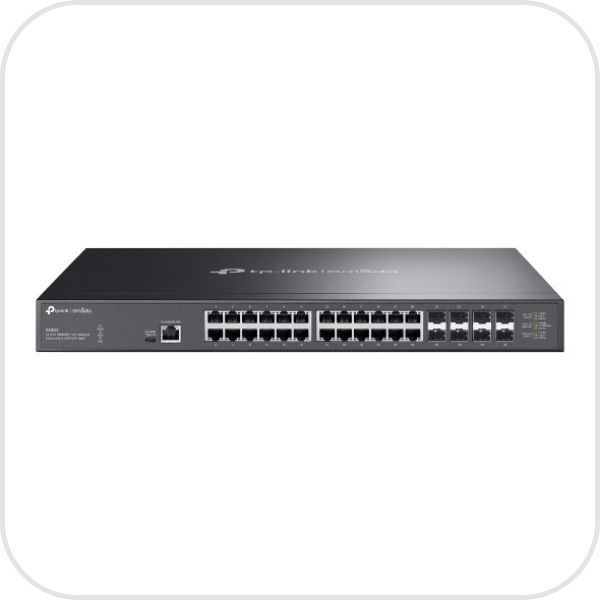 티피링크 SX3832 10G 광스위칭허브 24포트 10기가 8포트 10GE SFP+ 슬롯 L2+ 관리형 스위치