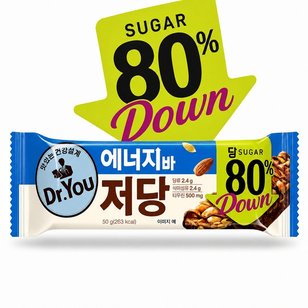 닥터유 에너지바 저당 50g 24개
