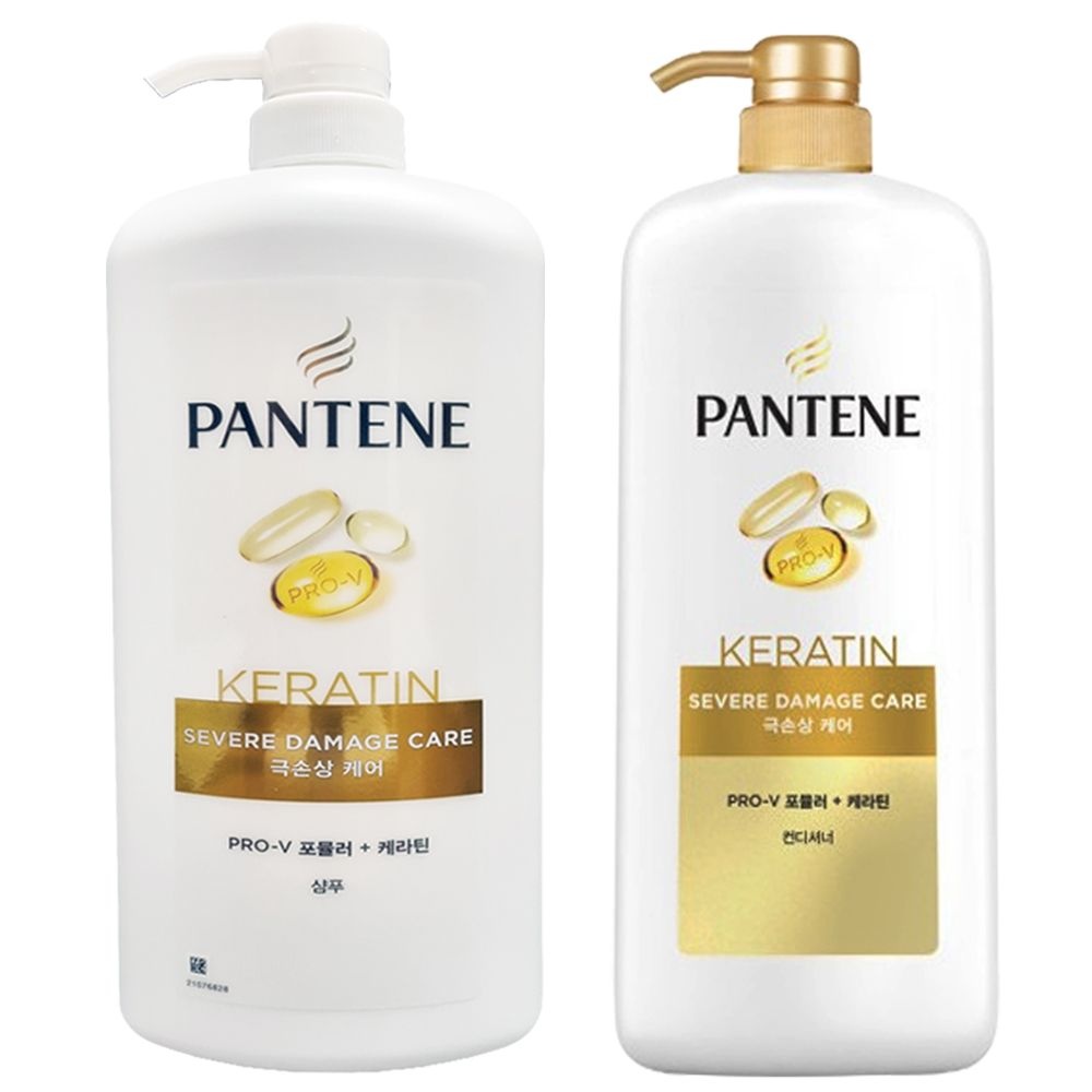 팬틴 대용량 극손상케어 샴푸 1200ml 또는 극손상케어 컨디셔너 린스 1200ml 중 총2개 택1