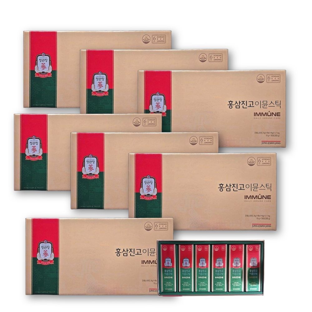 정관장 홍삼진고 이뮨스틱 10g 30포 7세트