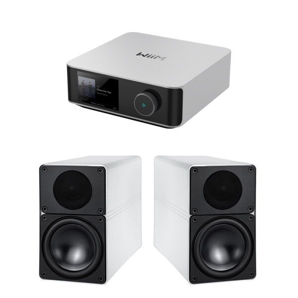 [없음] WiiM(윔) Amp Ultra + 엘락 BS305 올인원 스트리밍 하이파이 오디오