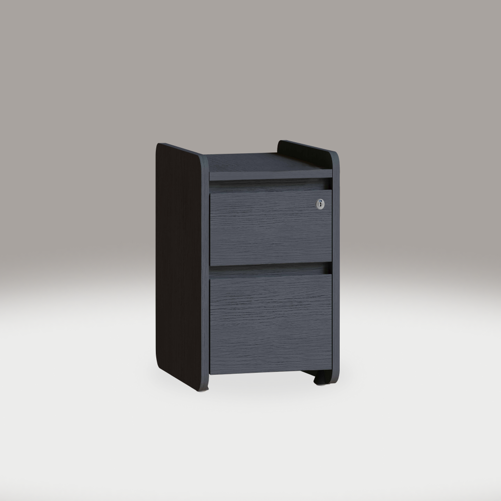 퍼시스 M302+ 2단 이동서랍 일반키 FKP0302 NBK