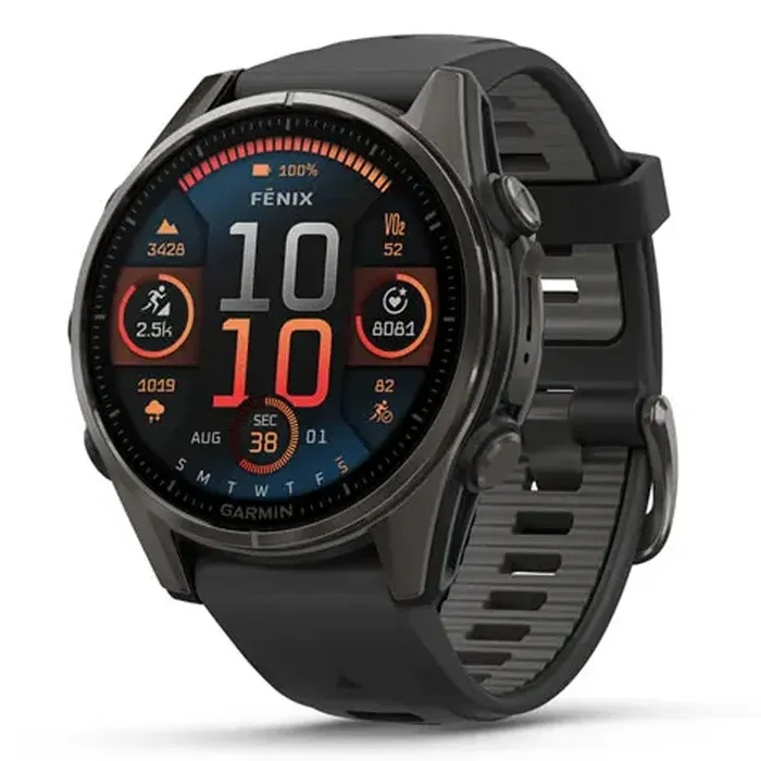 가민 Conti GARMIN OROLOGIO FENIX 8 AMOLED SAPPHIRE 43MM 0100290321GRIGIO