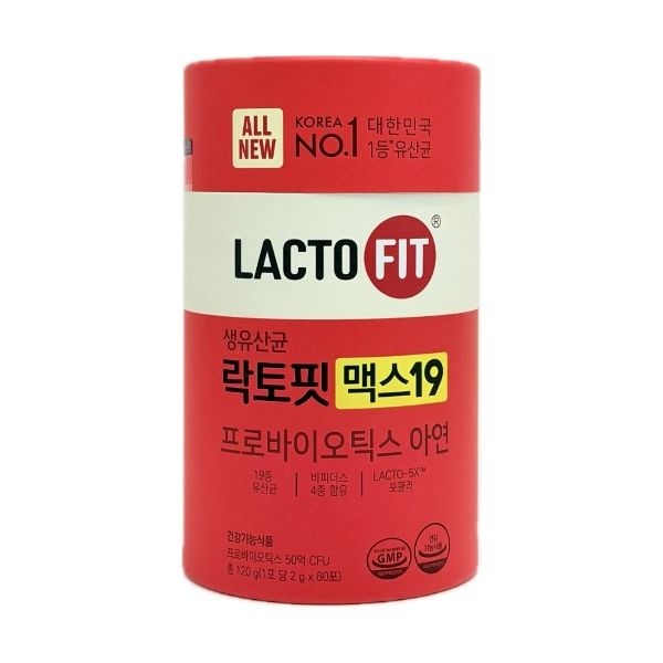종근당건강 락토핏 맥스19 2g x 60포 1개 - WAO -