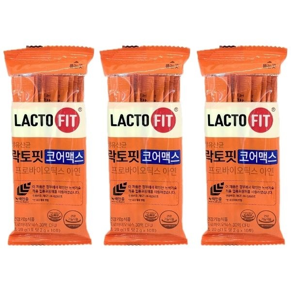 종근당건강 생유산균 락토핏 코어맥스 2g x 10포 3개 (1개월분)...