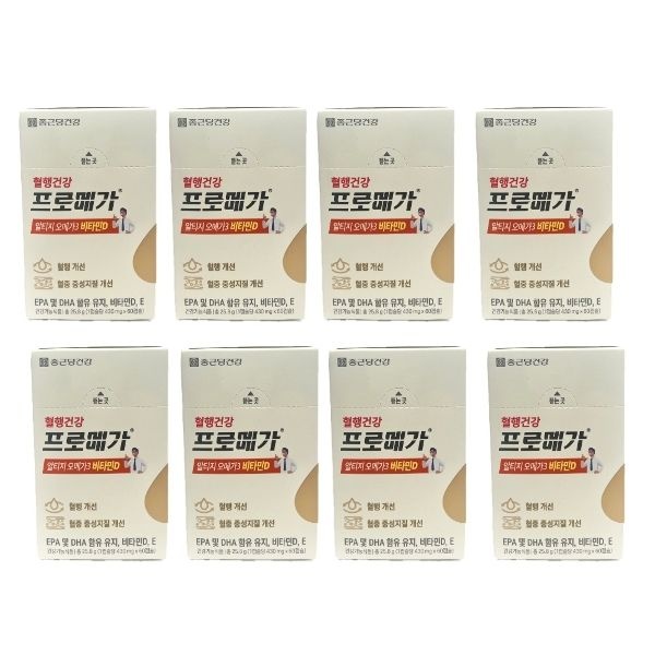 종근당 프로메가 알티지오메가3 비타민D 430mg x 60캡슐 x 8...