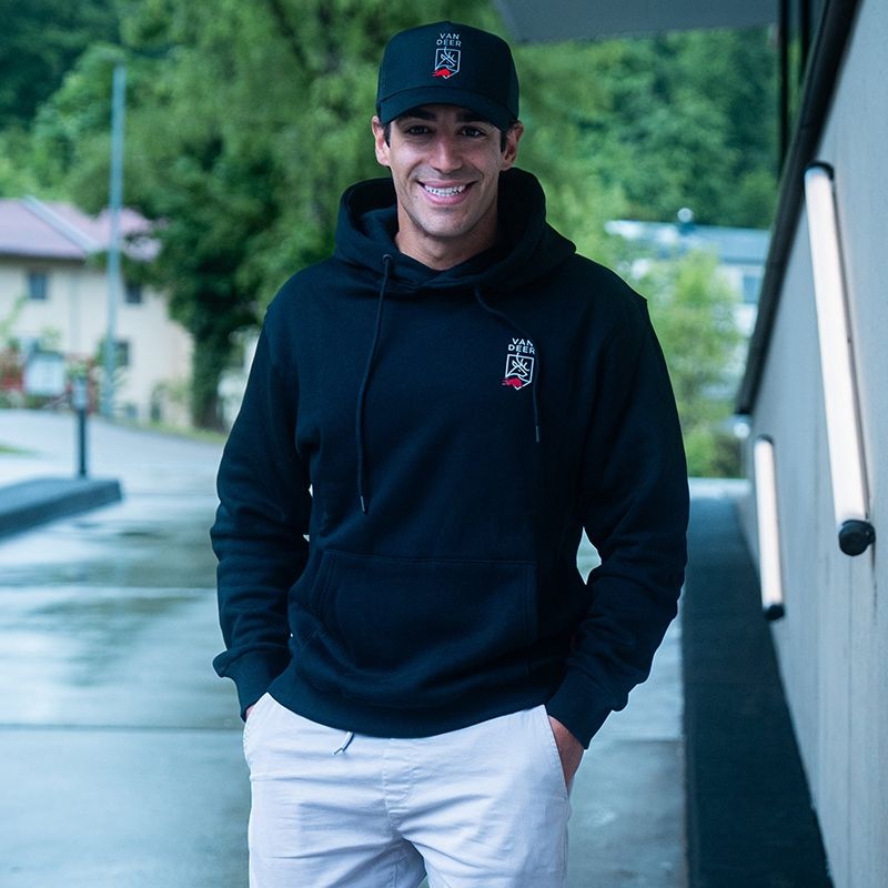 반디어 후디 VAN DEER Essential Hoodie BLACK