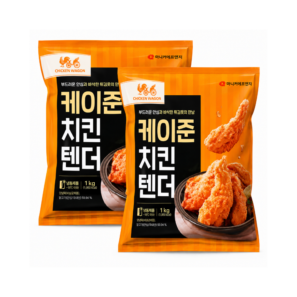 마니커 케이준치킨텐더 1kg +1kg