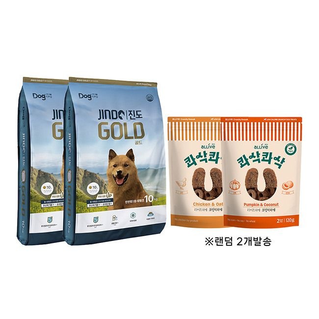 도그랑 [패션플러스][도그랑][1+1]도그랑 진도 골드 10kg2팩 (20KG)