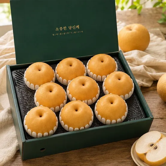 [농할 국내산] 추석선물 나주 이서 아삭한 신고배 햇 배 4kg/7.5kg 보자기동봉(지정일발송 불가)