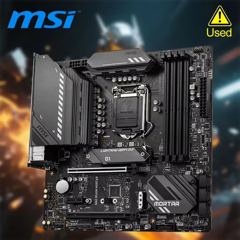 MSI MAG B560M Mortar LGA 1200 11세대/10세대 인텔 코어 게이밍 M-ATX 마더보드