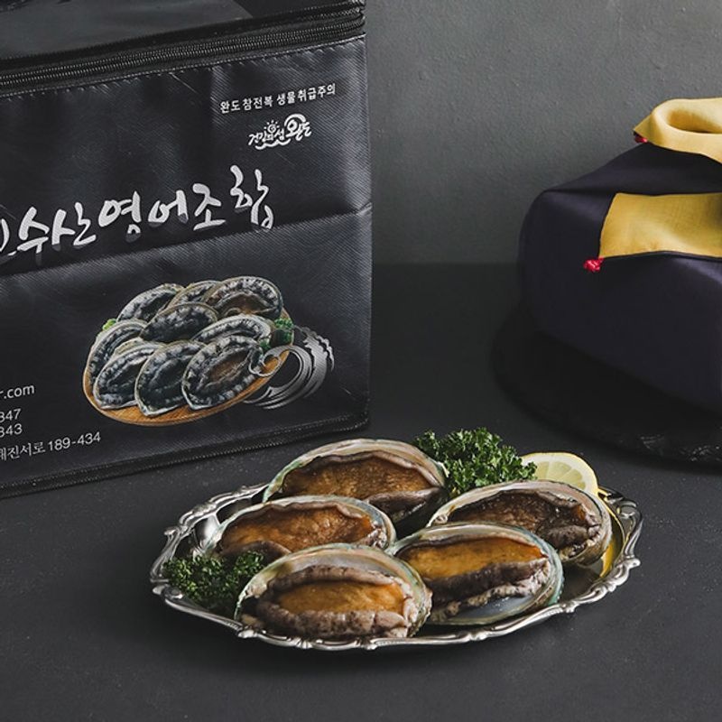 자연맛남 [산지직송] 완도 명품 활전복 선물세트 특대 18마리 1.7kg(부직포포장)