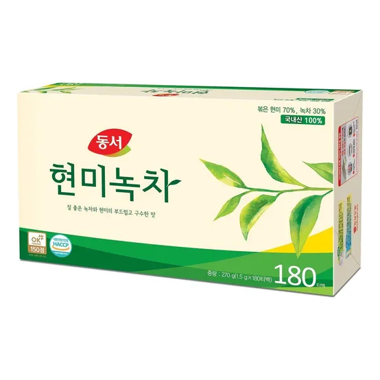 동서)현미녹차 180T