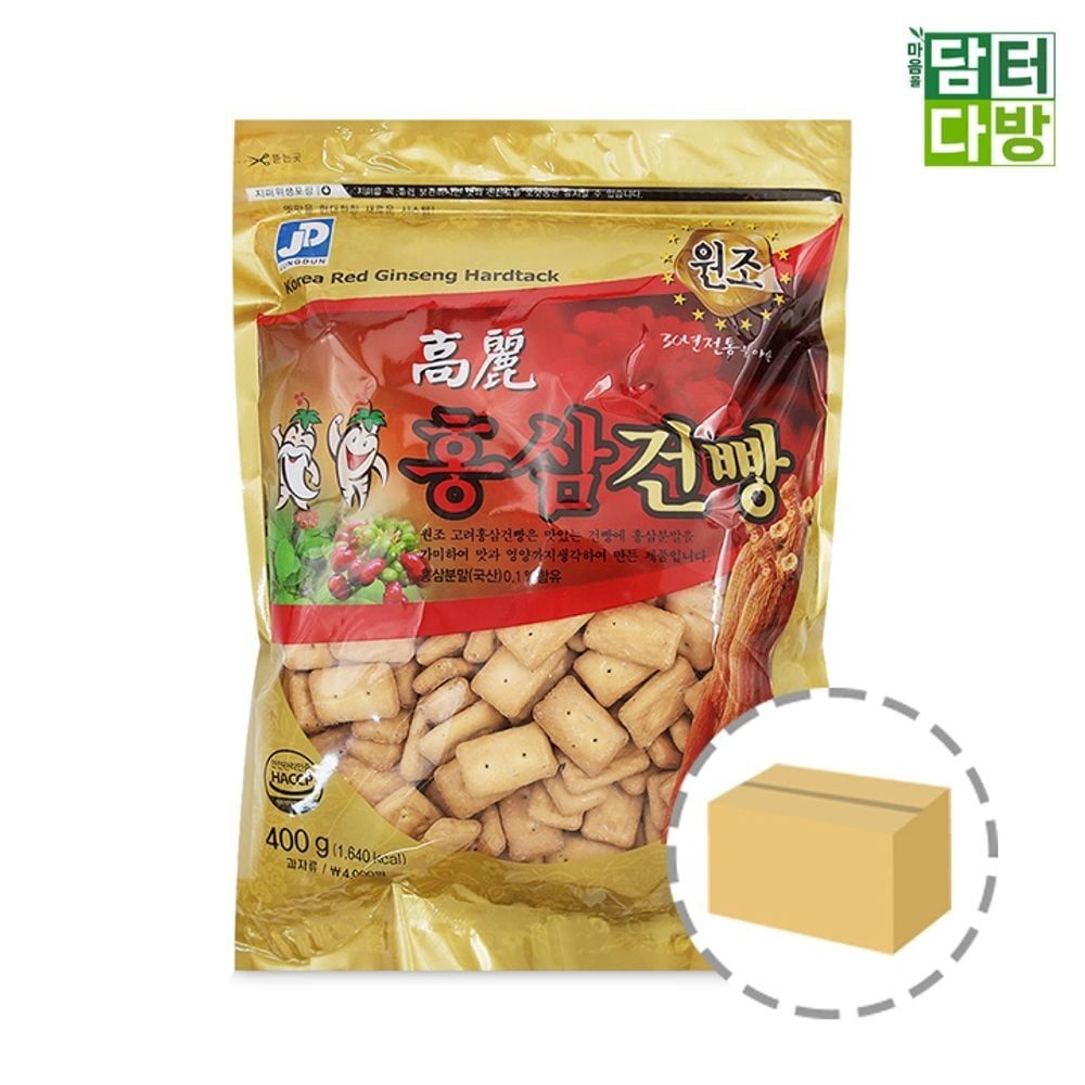 정든 홍삼건빵 400g 1BOX (12개입)