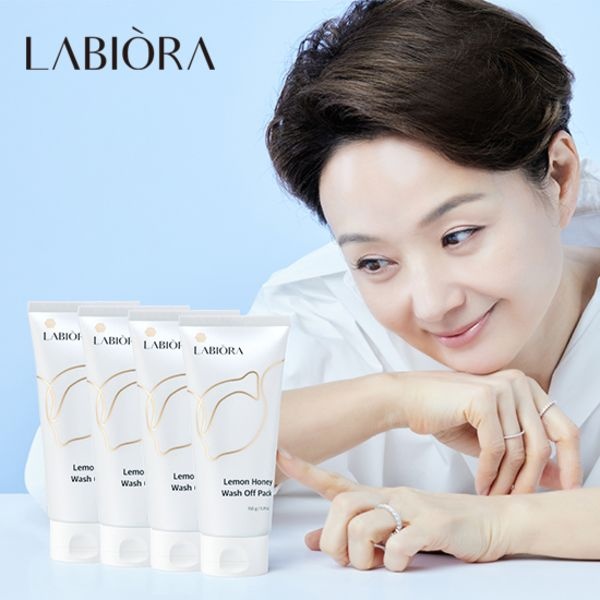 [패션플러스][라비오라][배종옥의 꿀피부 레시피] 라비오라 레몬 허니 워시오프팩 150g4개