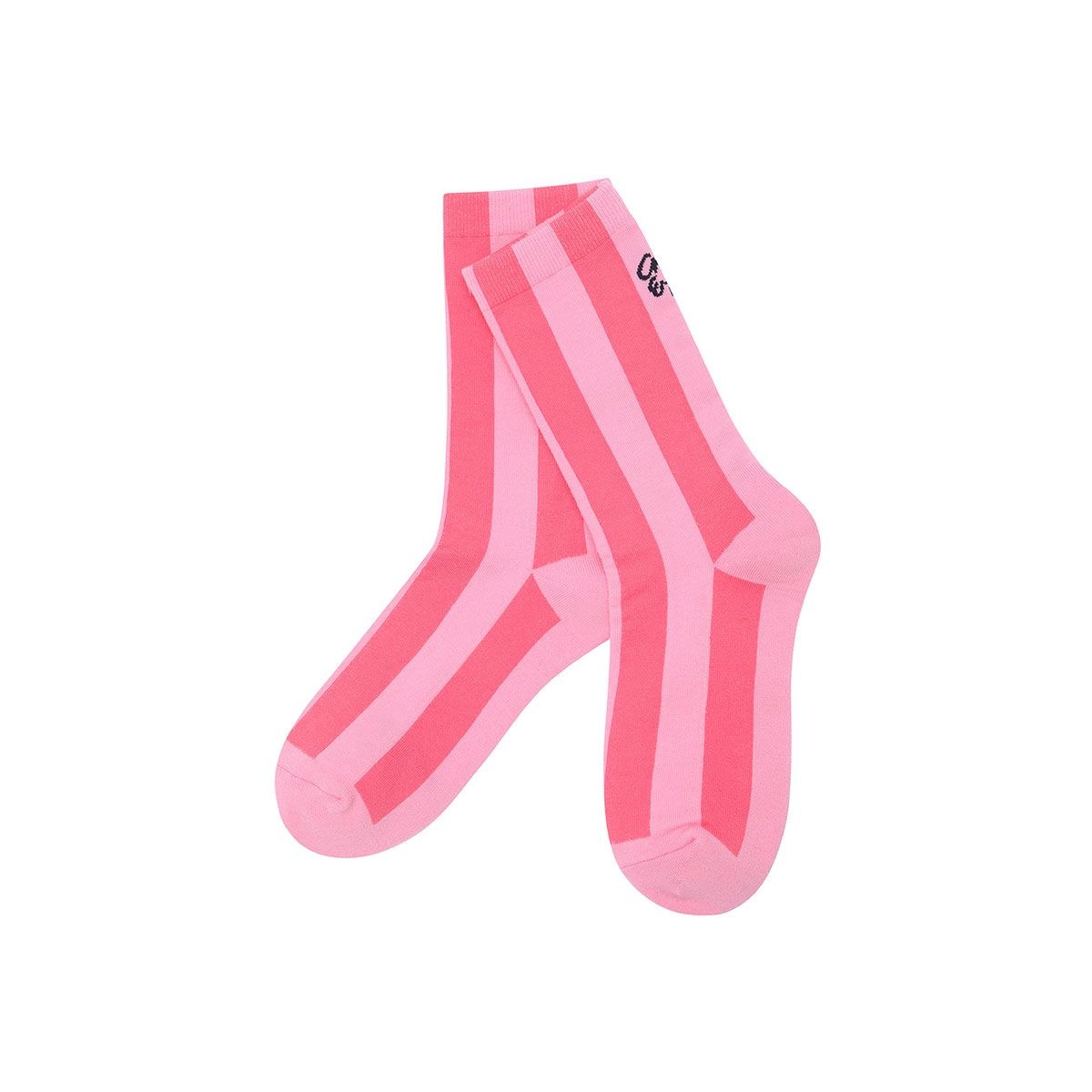 [롯데백화점] 크랙앤칼 여성 컬러 블로킹 중목양말  C263LAS752 PINK