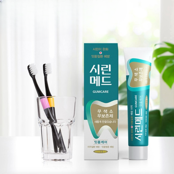 부광약품 치약 추천 시린이 잇몸질환예방 시린메드 검케어 125g