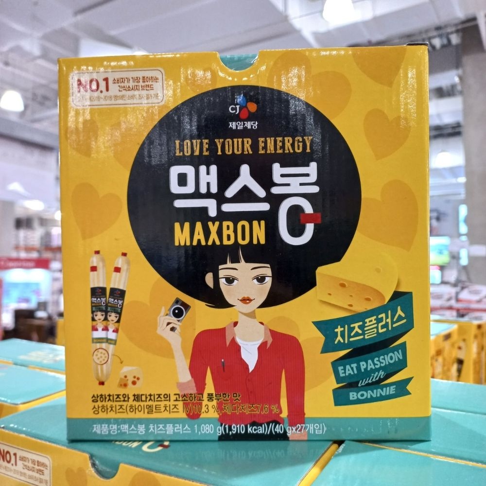 [오늘출발] CJ제일제당 CJ 맥스봉 치즈 플러스 소세지 40g x 27개 코스트코 소시지
