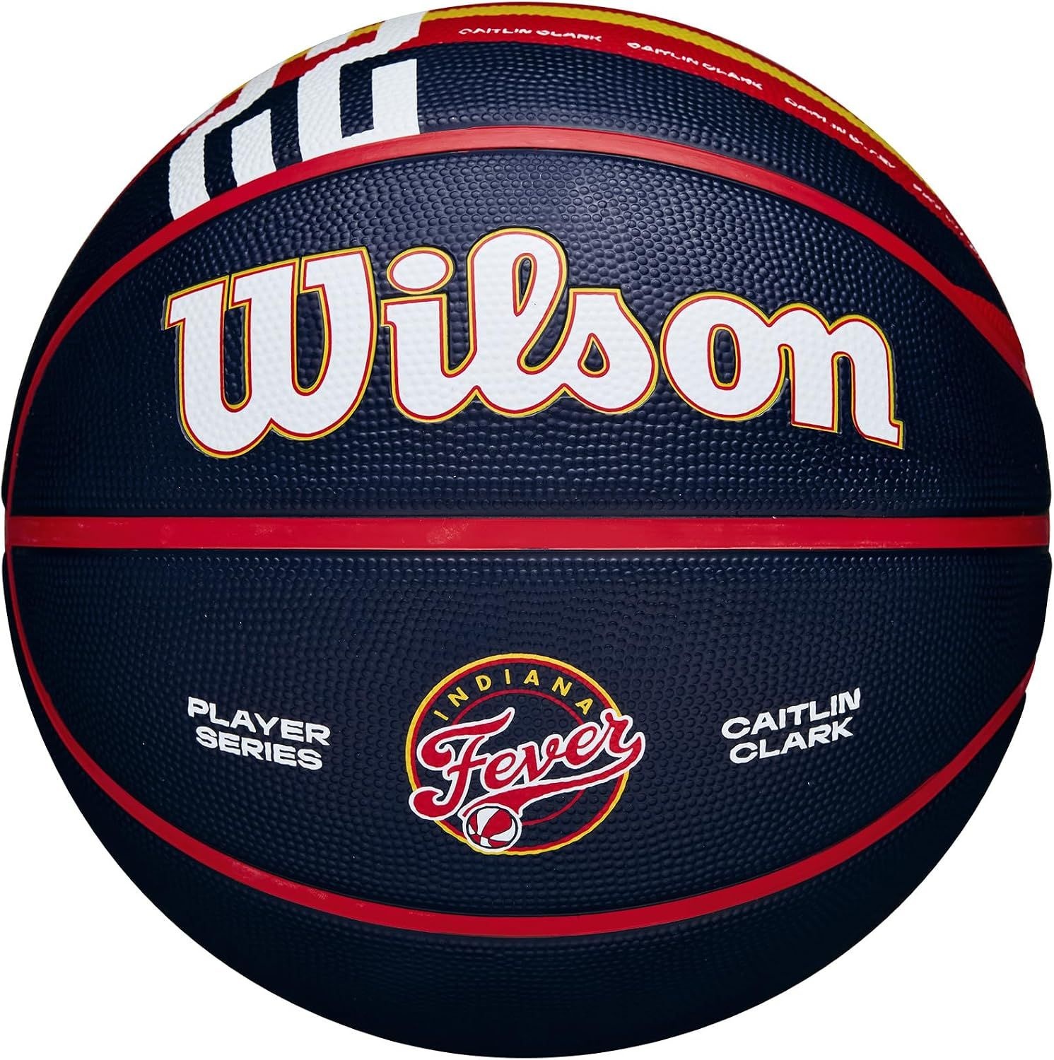 [해외] 윌슨 WNBA 케이틀린 클라크 피버 라이징 농구화 - 네이비/레드, 사이즈 6-28.5"
