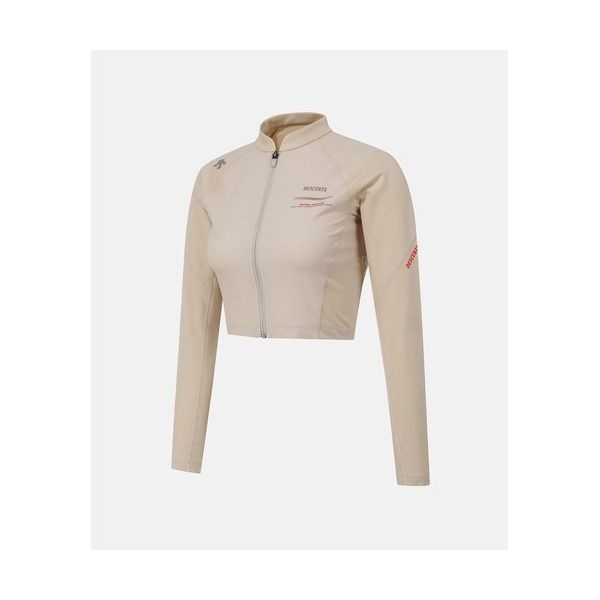 데상트 [데상트] DESCENTE 우먼스 크롭 래쉬가드 베이지(SQ222EKT53) 5066041 _BEIG