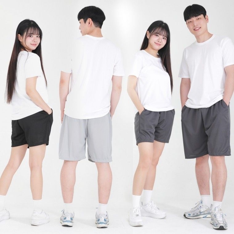 런칭특가 메쉬 쿨 반바지 아이스 쿨바지 밴딩 스판 남성 여성 여름바지