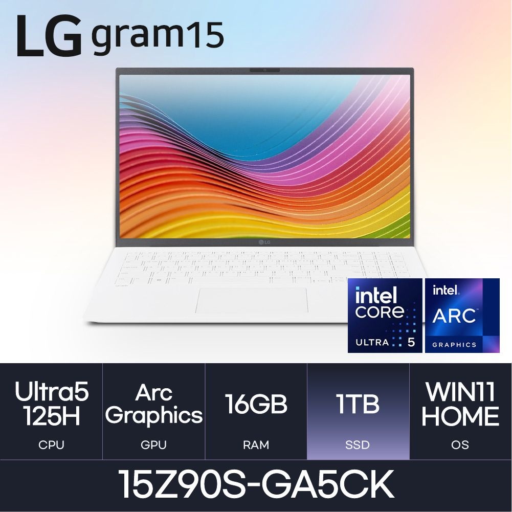 [오늘출발] HP LG전자 그램15 LG 15Z90S-GA5CK WIN11 ( D5-16GB / 1TB ) HMC 15인치 사무용