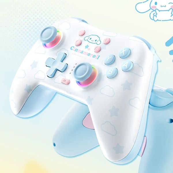 GeekShare Sanrio 산리오 긱쉐어 컨트롤러 닌텐도 스위치 무선 PC 게임패드 시나모롤 폼폼푸린