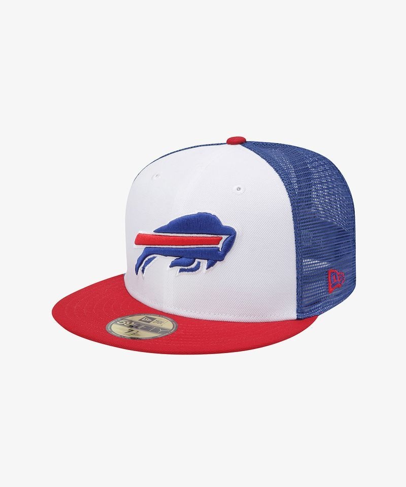 뉴에라 NFL 버펄로 빌스 베이직 메쉬 피티드캡 옵틱화이트 스칼렛 15131686 128273 (712(59.6cm))