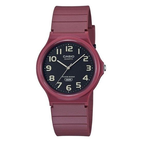 CASIO 카시오 MQ-24UC-4B 학생 시험 수능 캐주얼시계 버건디 (14650693)