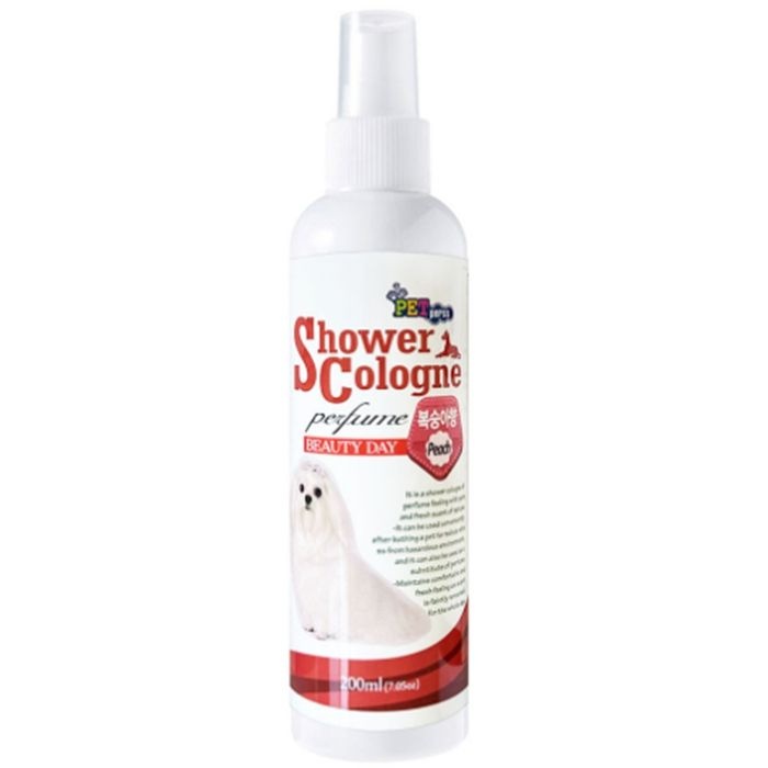 펫퍼스 샤워코롱(복숭아향) 200ml/애견위생용품/애견용퍼퓸사워코롱