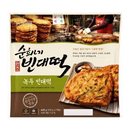 피코크 순희네 빈대떡 400g x 3팩