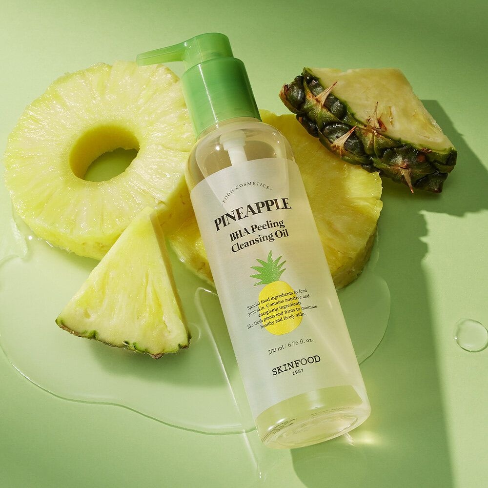 NEW매끈결 스킨푸드 파인애플 바하 필링 클렌징오일 200ml 4073599