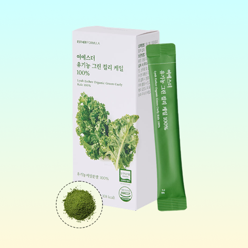 여에스더 유기농 그린 컬리 케일 100% 2g 14포 1개 야채부족 그린슈푸드 디톡스 간편스틱